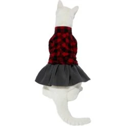 Frisco Flannel Dog & Cat Dress -Cat Toy Shop 268645 PT3. AC SS1800 V1637657232
