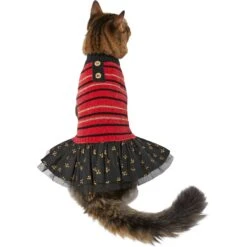 Frisco Chenille Knit Striped Dog & Cat Dress -Cat Toy Shop 268668 PT3. AC SS1800 V1637671055