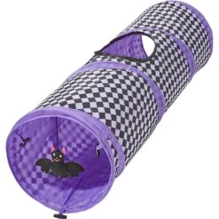 Frisco Halloween Checkered Foldable Play Tunnel Cat Toy With Catnip -Cat Toy Shop 271304 PT2. AC SS1800 V1690571954