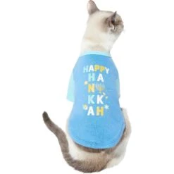 Frisco Happy Hanukkah Dog & Cat T-shirt -Cat Toy Shop 276480 PT2. AC SS1800 V1637725916