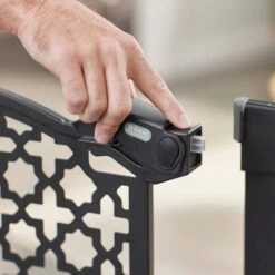 Frisco Metal Pattern Extra Wide Auto-close Dog Gate -Cat Toy Shop 280285 PT4. AC SS1800 V1627400531