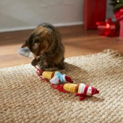 Frisco Holiday Santa & Snowman Ice Cream Cones Plush Cat Toy With Catnip, 2 Count -Cat Toy Shop 287373 PT3. AC SS1800 V1632776424