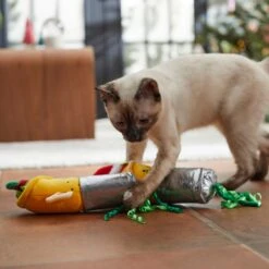 Frisco Holiday Elf Burrito Plush Cat Toy With Catnip, 2 Count -Cat Toy Shop 287375 PT3. AC SS1800 V1632776330