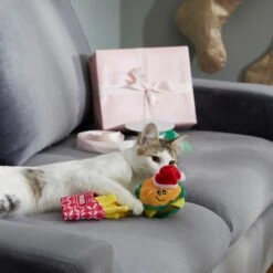 Frisco Holiday Burger & Fries Plush Cat Toy With Catnip, 2 Count -Cat Toy Shop 287901 PT3. AC SS1800 V1632775913