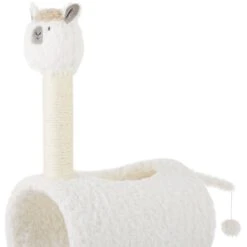 Frisco Animal Series Cat Tunnel With Scratching Post, Llama -Cat Toy Shop 289345 PT2. AC SS1800 V1630680056
