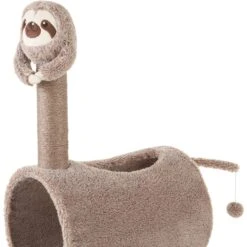 Frisco Animal Series Cat Tunnel With Scratching Post, Sloth -Cat Toy Shop 289346 PT2. AC SS1800 V1630679827