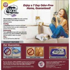 Frisco Plush, Teaser, Ball & Tri-Tunnel Variety Pack Cat Toy With Catnip, 20 Count & Arm & Hammer Litter Clump & Seal Multi-Cat Scented Clumping Clay Cat Litter -Cat Toy Shop 293064 PT4. AC SS1800 V1620007036