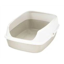 Frisco Decorative Side Table Cat Litter Box Cover & Frisco Open Top Cat Litter Box With Rim, Large -Cat Toy Shop 297992 PT5. AC SS1800 V1621303645