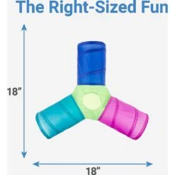 Hartz Delectables Stew Chicken & Tuna Lickable Cat Treat & Frisco Foldable Play Tri-Tunnel Cat Toy -Cat Toy Shop 298074 PT5. AC SS1800 V1621266436