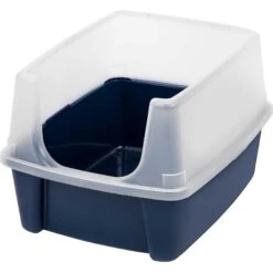 Frisco Plastic Litter Scooper With Caddy & IRIS USA Open Top Litter Box With Scatter Shield -Cat Toy Shop 298166 PT3. AC SS1800 V1623201749