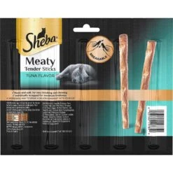 Sheba Meaty Tender Sticks Tuna Flavor Soft Adult Cat Treats & Frisco Squirrel Plush Cat Toy With Refillable Catnip -Cat Toy Shop 298510 PT2. AC SS1800 V1623200842