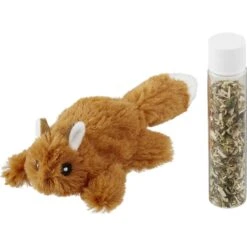 Sheba Meaty Tender Sticks Tuna Flavor Soft Adult Cat Treats & Frisco Squirrel Plush Cat Toy With Refillable Catnip -Cat Toy Shop 298510 PT3. AC SS1800 V1623198155