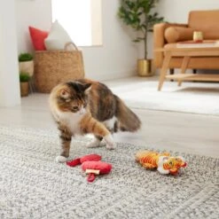 Frisco Lunar New Year Lantern & Tiger Plush Kicker Cat Toy With Catnip -Cat Toy Shop 298899 PT3. AC SS1800 V1640268996