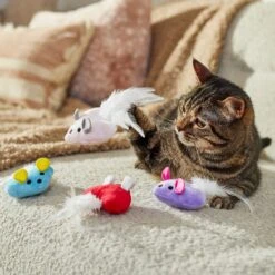 Frisco Valentine Heart Mice Plush Cat Toy With Catnip -Cat Toy Shop 298954 PT3. AC SS1800 V1701364814