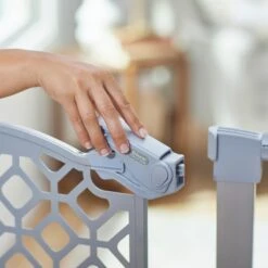 Frisco Metal Geometric Pattern Extra Tall Auto-close Dog Gate -Cat Toy Shop 299514 PT4. AC SS1800 V1627306640