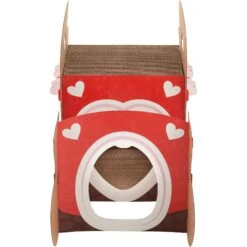 Frisco Valentine Love Carriage Cardboard Cat House, 2-Story -Cat Toy Shop 301565 PT2. AC SS1800 V1637694179