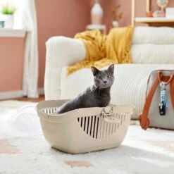 Frisco Top Loading Cat Kennel & American Journey 100% Chicken Freeze-Dried Grain-Free Cat Treats -Cat Toy Shop 302894 PT4. AC SS1800 V1623089550