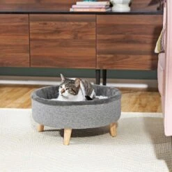 Frisco Modern Round Elevated Cat Bed & Frisco Modern Tunnel Elevated Cat Bed -Cat Toy Shop 303470 PT4. AC SS1800 V1623068864