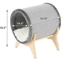 Frisco Modern Round Elevated Cat Bed & Frisco Modern Tunnel Elevated Cat Bed -Cat Toy Shop 303470 PT6. AC SS1800 V1623067063