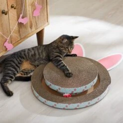 Frisco Easter Bunny Shaped Scratcher Cat Toy With Catnip -Cat Toy Shop 304986 PT3. AC SS1800 V1642441652