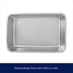 Frisco Stainless Steel Cat Litter Box -Cat Toy Shop 309857 PT2. AC SS1800 V1675279698