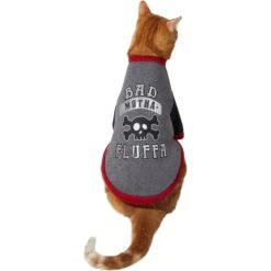 Frisco Bad Motha Fluffa Dog & Cat T-Shirt -Cat Toy Shop 312048 PT2. AC SS1800 V1644467490