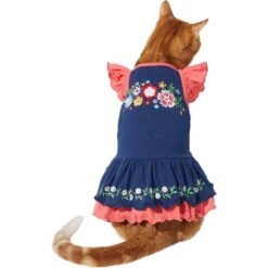 Frisco Embroidered Floral Dog & Cat Dress -Cat Toy Shop 312128 PT2. AC SS1800 V1644424412