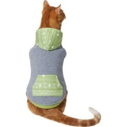 Frisco Green Southwest Dog & Cat Hoodie -Cat Toy Shop 312248 PT2. AC SS1800 V1644883908