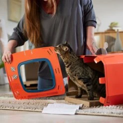 Frisco TV Set Cardboard Cat House -Cat Toy Shop 317731 PT3. AC SS1800 V1688677262