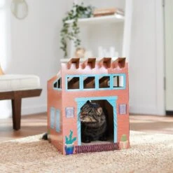 Frisco Southwestern House Cardboard Cat House -Cat Toy Shop 317739 PT3. AC SS1800 V1642099125