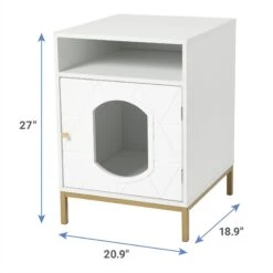 Frisco Elevated Side Table Litter Box Cover -Cat Toy Shop 322627 PT2. AC SS1800 V1661376260