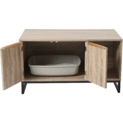 Frisco Walkway Entrance Two Door Bench Cat Litter Box Cover -Cat Toy Shop 322631 PT3. AC SS1800 V1653421653