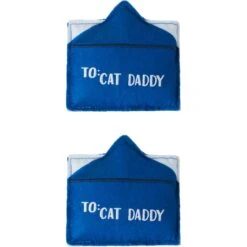 Frisco Father's Day Card Felt Cat Toy With Catnip, 2 Count -Cat Toy Shop 327029 PT2. AC SS1800 V1648667377