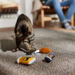 Frisco Dad's Essentials Plush Cat Toy With Catnip, 3 Count -Cat Toy Shop 327031 PT3. AC SS1800 V1648667368