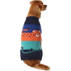 Frisco Anaconda Cheetah Colorblock Dog & Cat Sweater -Cat Toy Shop 353596 PT2. AC SS1800 V1659006992