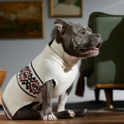 Frisco Geometric Pattern Dog & Cat Sweater -Cat Toy Shop 353642 PT7. AC SS1800 V1660749718