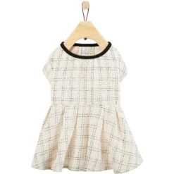 Frisco Tweed Weave Ruffle Skirt Dog & Cat Dress -Cat Toy Shop 353649 PT4. AC SS1800 V1659726539