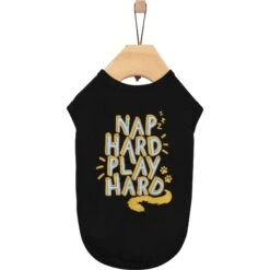Frisco Nap Hard Play Hard Dog & Cat T-Shirt -Cat Toy Shop 353713 PT4. AC SS1800 V1659725875