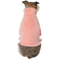 Frisco Lightweight Faux Fur Pink Puffer Dog & Cat Coat -Cat Toy Shop 353869 PT2. AC SS1800 V1659007530