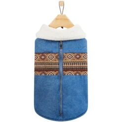 Frisco Mid-Heavyweight Western Fleece Lined Faux Zipper Dog & Cat Coat -Cat Toy Shop 353908 PT4. AC SS1800 V1659726117