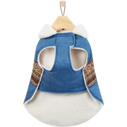Frisco Mid-Heavyweight Western Fleece Lined Faux Zipper Dog & Cat Coat -Cat Toy Shop 353908 PT5. AC SS1800 V1659725935
