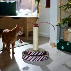 Frisco Holiday Gingerbread Interactive Cat Scratcher Cat Toy With Catnip -Cat Toy Shop 360897 PT3. AC SS1800 V1661874178