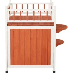 Frisco Outdoor Wooden Cat House With Elevated Balcony Steps -Cat Toy Shop 360998 PT2. AC SS1800 V1657828189