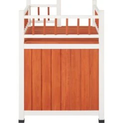 Frisco Outdoor Wooden Cat House With Elevated Balcony Steps -Cat Toy Shop 360998 PT3. AC SS1800 V1657828422