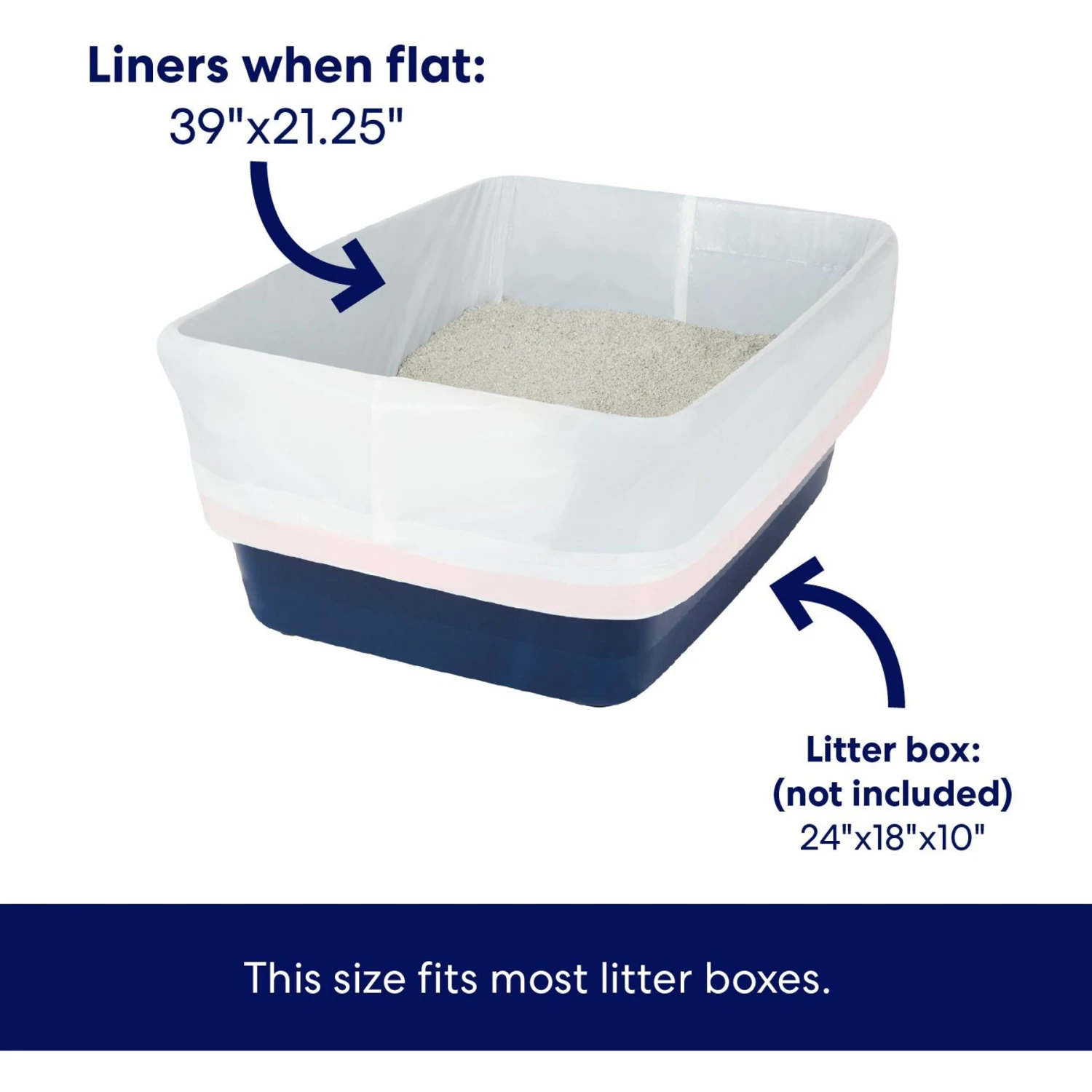 Frisco Litter Box Pan Liners 2 Frisco Litter Box Pan Liners - Image 2