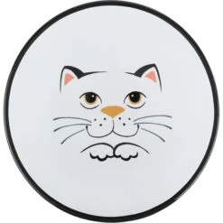 Frisco Cat Face Wide Shape Elevated Non-Skid Ceramic Cat Bowl -Cat Toy Shop 363381 PT4. AC SS1800 V1657657267