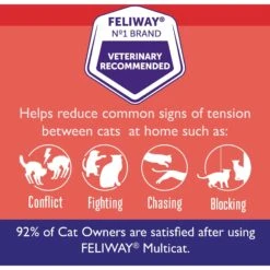 Feliway MultiCat Calming Diffuser Refill For Cats, 30 Day & Frisco Multi-Cat Unscented Clumping Clay Cat Litter -Cat Toy Shop 365463 PT2. AC SS1800 V1686575332