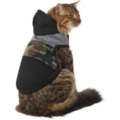 Frisco Army Camo Dog & Cat Hoodie -Cat Toy Shop 368774 PT2. AC SS1800 V1669102815