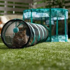 Frisco Mesh Outdoor Extra Wide Pop-up Cat Playpen & Tunnel -Cat Toy Shop 371212 PT6. AC SS1800 V1663094505