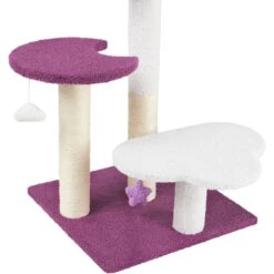 Frisco Star, Moon And Cloud 25" Plush Cat Tree -Cat Toy Shop 371373 PT3. AC SS1800 V1670967425